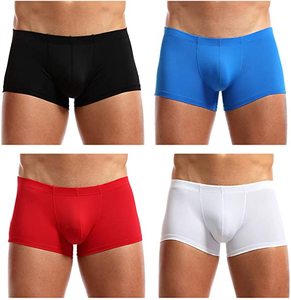 Di Vendita caldo U Convesso Rigonfiamento Della Biancheria Intima Prezzo Basso Grande Formato di Vibrazione Pantaloni Servizio Su Ordinazione di Lusso Modellamento Del Corpo del Pugile degli uomini slip - Product Image 6