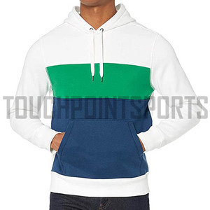 Venta al por mayor de Color sólido Sudadera con capucha Unisex Oversize blanco 100% algodón de los hombres de sudaderas con capucha - Product Image 4