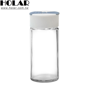 [Holar] ขวดเครื่องเทศแก้วหนาพร้อมฝาพลิกด้านบนสำหรับเทและเขย่า - Product Image 1