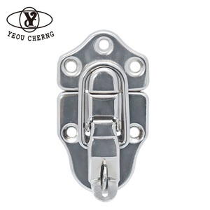 strong high-end HC260 chrome zinc <b>draw</b> latch <b>lock</b> for quick release tool case metal hardware accessories light simple <b>locks</b> - Product Image 1