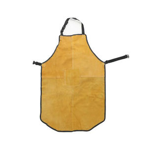 Delantal de soldadura de cuero dividido de vaca de alta calidad, logotipo personalizado de fábrica, resistente al calor, ignífugo, resistente al agua, características de seguridad - Product Image 5