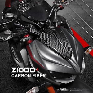 Cmos — couverture supérieure des phares, en Fiber de carbone, pour Kawasaki Z1000 2014 — 2020, Z1000R 2017-2020 - Product Image 4