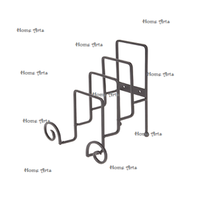Support de plaques en fer à 4 niveaux de qualité supérieure support de plaques de taille et de forme personnalisées du fabricant dans les arts à la maison - Product Image 3