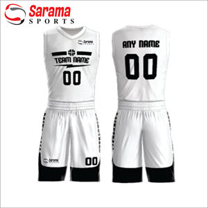 Uniformes de baloncesto por sublimación de poliéster 100% de alta calidad, camisetas de baloncesto impresas con logotipo personalizable/Unis para la temporada de verano - Product Image 1