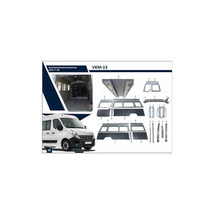 Juego de Molduras Interiores para Renault Master Vkm Plastik, Color Gris/Negro/Beige, Modelo VKM-13-14-15-16, Mejor Precio, Accesorios Interiores - Product Image 1