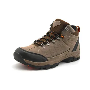 Wholesale customized outdoor sports waterproof safety trekking shoes hiking boots for men