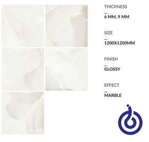 Azulejos de losa de porcelana de 9mm de espesor 1200x1200mm de calidad AAA, modernos antideslizantes, resistentes al desgaste, de alta durabilidad, antirotura, al por mayor - Product Image 2