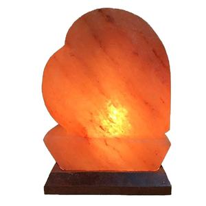 Meilleure qualité Belle forme de coeur Double forme Lampe au sel Artisanat naturel par Sian Enterprises avec emballage - Product Image 6