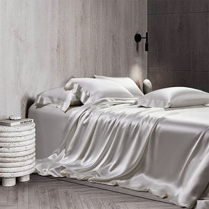 Sábana plana de seda ropa de cama de lujo chino puro 100% seda pura de morera - Product Image 6