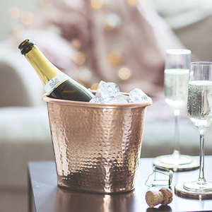 Double Wall Stainless Steel Champagne Wine <b>Ice</b> Cooler Wine Bottle Chiller Bucket With Polished - Product Image 2