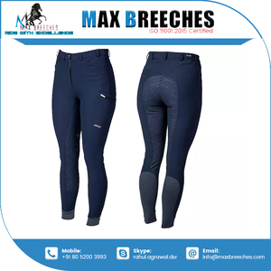 Venta al por mayor de ropa ecuestre cómoda de nailon de asiento completo para mujeres, pantalones para montar para exportación mundial incluyendo India - Product Image 2