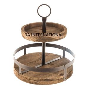 Support à gâteau décoratif en cuivre pour fête d'anniversaire serveur de gâteau en métal arrondi pour outils de gâteau de Table à dîner - Product Image 4