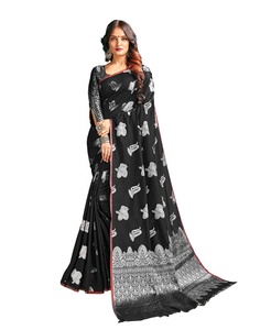 Beautiful Silk <b>Saree</b> <b>Blouse</b> Piece Multi Color Latest Designer Free Size Casual Wear Indian Pakistani Clothing Wholesale Low - Product Image 1