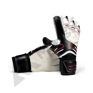 ถุงมือฟุตบอลแบบปรับแต่งได้สำหรับมืออาชีพถุงมือกีฬาผู้รักษาประตูแบบนิ่มพิมพ์ลายหนัง/ลาเท็กซ์/สแปนเด็กซ์ปรับแต่งได้ - Product Image 1