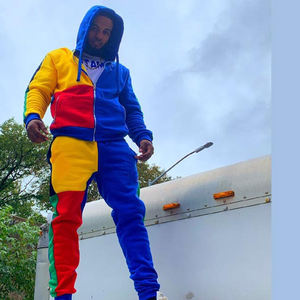 Nuevas llegadas 2026: Conjuntos de chándal para hombre con logo personalizado, 4 tonos de color, pantalones de jogging, 100% algodón ecológico de secado rápido - Product Image 4