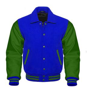 แจ็กเก็ตทีมเบสบอลปรับแต่งได้สำหรับผู้ชายและผู้หญิงแจ็กเก็ตมีตัวแทนมหาวิทยาลัยไซส์ใหญ่พิเศษ - Product Image 1
