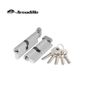 Aluminium One-side Open Door Cylinder with steel keys