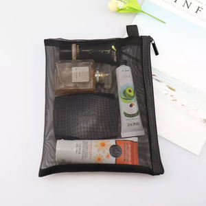 Pochette d'organisation de maquillage en PVC transparent personnalisable avec fermeture à glissière caractéristique étanche pour le stockage de maquillage - Product Image 4