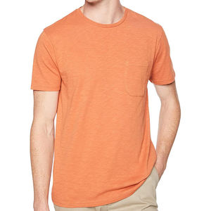 T-shirt col rond 100% coton de haute qualité pour homme, simple et blanc, bon marché, avec votre LOGO design - Product Image 5