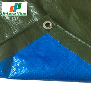 Vietnam K Tarp Vente en gros Bâche enduite de PE à usage moyen Étanche 80-120 GSM Service de traitement de coupe de couleur personnalisé - Product Image 3