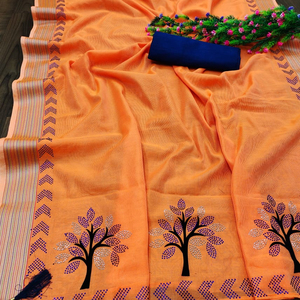 Terios — saree en soie pull à manches longues pour femmes, nouvelle tenue indienne, bon marché, vente en gros - Product Image 1