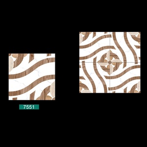 Carrelage de sol en porcelaine polie design indien 40x40cm - Product Image 3