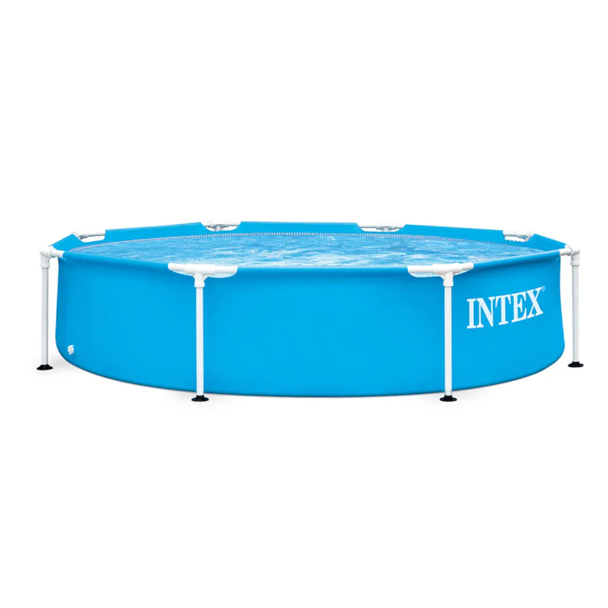 Best quality above ground round pool Intex 28205 Metal Frame Cm 244x51 for children outdoor rubber pools swimming water fun