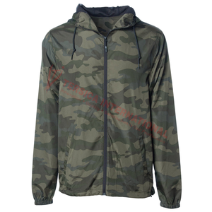 แจ็คเก็ตกันลมซิปกลางแจ้ง,แจ็คเก็ตกันลมซิปสีดำล้วน - Product Image 3