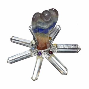 Meilleur vendeur de Chakra Angel avec générateur d'énergie Crystal Point: Chakra Angel avec générateur d'énergie Crystal Point à vendre - Product Image 1
