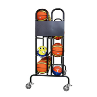 OEM ODM doble fila Rack bola pantalla con ruedas