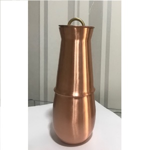 Bouteille d'eau en cuivre unisexe de qualité supérieure conception de table étanche pour une consommation directe saine accessoire de couvercle pratique pour les voyages - Product Image 2