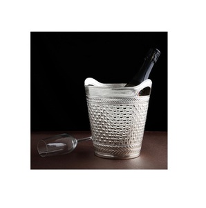Bes Ice Bucket Cooler & vin Cooler avec pour Barware maison & Restaurant métal argent durable taille personnalisée Logo client - Product Image 4