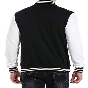 2022 décontracté Sport veste Varsity Design toile matériel avec fermeture à glissière coton remplissage grande taille caractéristique pour l'hiver - Product Image 4