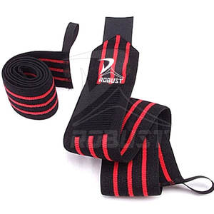 สายรัดข้อมือนีโอพรีนสำหรับออกกำลังกายยกน้ำหนักด้ามจับสบายปรับแต่งโลโก้ได้ - Product Image 1