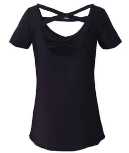 2020 Fashion Women's / <b>Ladies</b> Shell Fabric Laces Design at Top Part <b>T</b>-<b>Shirt</b> Women From Bangladesh Very Cheap Price - Product Image 4