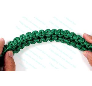 Cordón de hombro trenzado doble de nailon verde cómodo personalizado para uso ceremonial - Product Image 6
