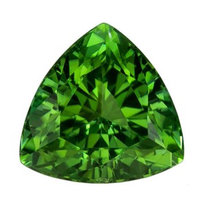 Turmalina verde natural de corte trillón de 10mm, precio al por mayor, piedras preciosas sueltas facetadas de alta calidad, turmalina verde natural - Product Image 1