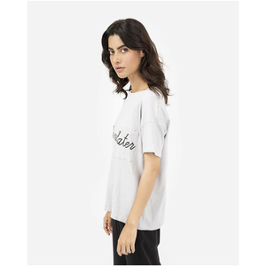 OEM Hot Sale Print Gym <b>Top</b> Wholesale Breathable Cotton Spandex Short Sleeve Custom Women Summer T Shirt - Product Image 3