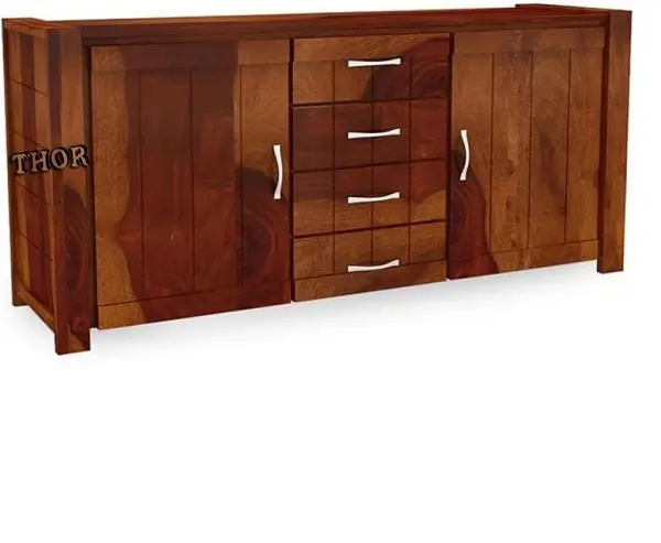 Деревянный шкаф для гостиной