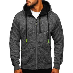 ชุดเสื้อมีฮู้ดสวมหัวแขนยาวของผู้ชาย OEM 50% 50% ผ้าฝ้ายโพลีเอสเตอร์พิมพ์ลายไซส์ใหญ่พิเศษเสื้อผ้าฤดูหนาวย้อมเรียบ6XL ฟรี - Product Image 6