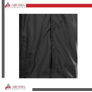 Professional Coated Canvas Polyester Material Customized Logo Printing <b>Light</b> Weight Men Windbreaker <b>Jacket</b> <b>Waterproof</b> Breathable - Product Image 4