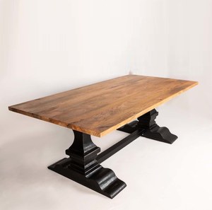 Luxury Antique Pháp USA Cổ Điển Rococo Thiết Kế Rắn <span class=keywords><strong>Mango</strong></span> Gỗ Nội Thất Phòng Ăn Bộ 6 Chỗ Mở Rộng Bàn Ăn - Product Image 1