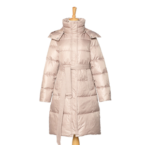 Vestes bouffantes légères avec Logo personnalisé pour femmes, veste longue matelassée pour l'hiver, vente en gros - Product Image 1