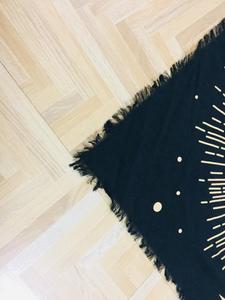 ไพ่ทาโรต์ลายพระจันทร์สีดำผ้าปูโต๊ะผ้าฝ้ายลายจิตวิญญาณผ้าคลุมโต๊ะทำด้วยมือโดยผู้ลงนามในอินเดีย - Product Image 5