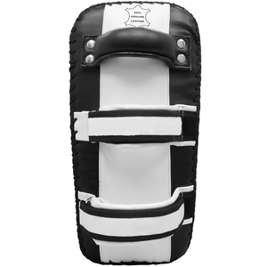 Manoplas profesionales de cuero para KICK MUAY THAI, almohadillas THAI con correas de mango ajustables, precio al por mayor, directo de fábrica - Product Image 5