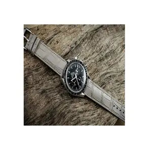 Best Prices Slim Design Grey Alligator Watch Strap Handcrafted Watch Band Export From Vietnam