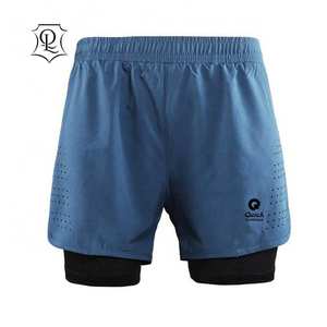 กางเกงเอวยางยืดมีหูรูดสำหรับผู้ชาย,กางเกงวิ่งเล่นกีฬาขาสั้นพร้อมกระเป๋า - Product Image 3