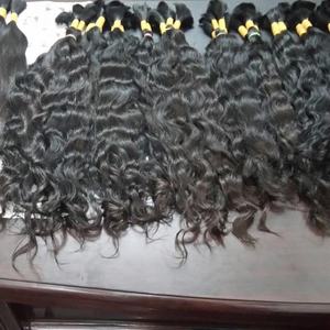 Extensiones de cabello humano alineado con cutícula birmana vietnamita cruda de cabello ondulado liso Natural Virgen sin procesar tacto suave - Product Image 1