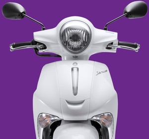 Best PRICE !!! Top quality scooter motorcycle 125cc (Janusz Premium) Grey/ Red/ White - Product Image 3