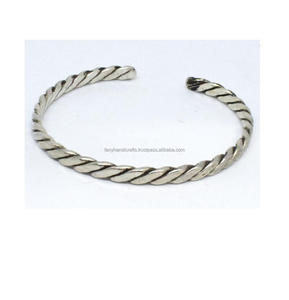 2027 Oxidized Silver Brass Jewelry Italy Women Silver <b>Bangle</b> Models Design Cuff <b>Bangle</b> <b>Bracelet</b> - Product Image 6